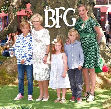 The BFG UK Premiere London, UK. Mary Berry and family at The BFG Premiere held at Leicester Square Gardens, Leicester Square, London on Sunday 17 July 2016. LMK392 -60374-180716 