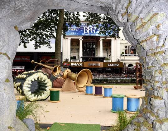 The BFG UK Premiere London, UK. General View at The BFG Premiere held at Leicester Square Gardens, Leicester Square, London on Sunday 17 July 2016. LMK392 -60374-180716 
