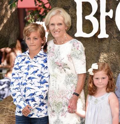 The BFG UK Premiere London, UK. Mary Berry and family at The BFG Premiere held at Leicester Square Gardens, Leicester Square, London on Sunday 17 July 2016. LMK392 -60374-180716 