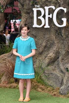 Ruby Barnhill, die junge Hauptdarstellerin bei der The BFG ( Sophiechen und der Riese ) Premiere am 17.07.2016 in London The BFG Kinopremiere in London, 2016 