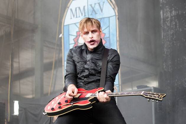 July 17, 2016 - Chicago, Illinois, U.S - Guitarist TYLER BATES of Marilyn Manson performs live at Toyota Park during Chicago Open Air Music Festival in Chicago, Illinois Chicago U.S. - ZUMAs135