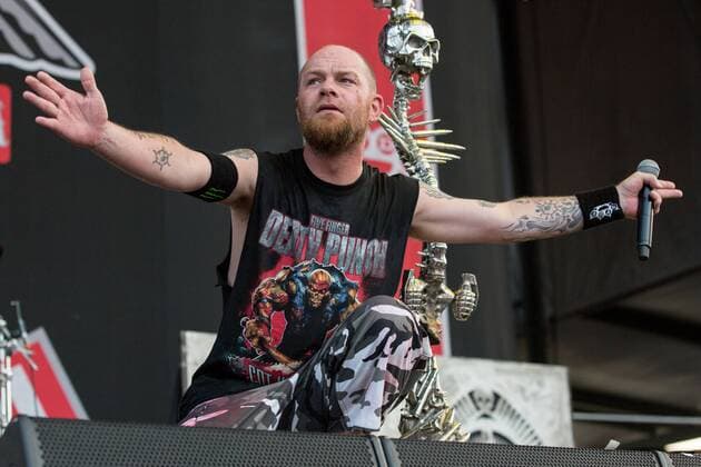 July 17, 2016 - Chicago, Illinois, U.S - Singer IVAN MOODY of Five Finger Death Punch performs live at Toyota Park during Chicago Open Air Music Festival in Chicago, Illinois Chicago U.S. - ZUMAs135