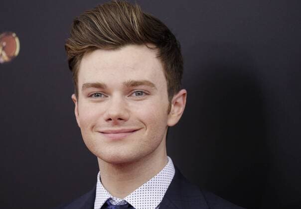 Chris Colfer arrives on the red carpet at the Absolutely Fabulous: The Movie New York premiere at SVA Theater on July 18, 2016 in New York City.  NYP20160718122 JOHNxANGELILLO