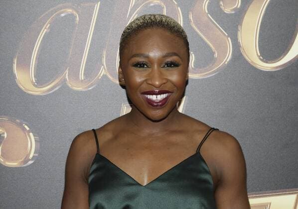 Cynthia Erivo arrives on the red carpet at the Absolutely Fabulous: The Movie New York premiere at SVA Theater on July 18, 2016 in New York City.  NYP20160718125 JOHNxANGELILLO