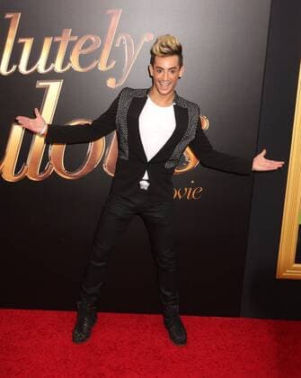 July 18, 2016 - New York, New York, U.S. - FRANKIE GRANDE attends the New York premiere of Absolutely Fabulous: The Movie held at the SVA Theatre. New York U.S. - ZUMAk03_