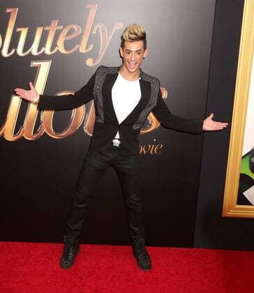 July 18, 2016 - New York, New York, U.S. - FRANKIE GRANDE attends the New York premiere of Absolutely Fabulous: The Movie held at the SVA Theatre. New York U.S. - ZUMAk03_