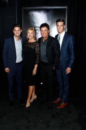Chris Osmond, Debbie Osmond, Donny Osmond and Josh Osmond attend the premiere of the motion picture thriller Jason Bourne at Caesars Palace in Las Vegas, Nevada on July 18, 2016. Storyline: Jason Bourne, now remembering who he truly is, tries to uncover hidden truths about his past.  LAP2016071838 JAMESxATOA