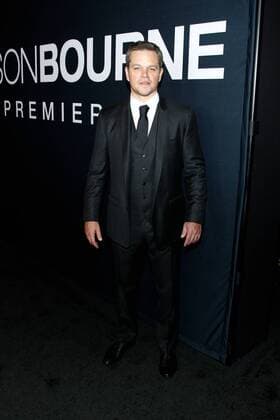 Cast member Matt Damon attends the premiere of the motion picture thriller Jason Bourne at Caesars Palace in Las Vegas, Nevada on July 18, 2016. Storyline: Jason Bourne, now remembering who he truly is, tries to uncover hidden truths about his past.  LAP2016071822 JAMESxATOA