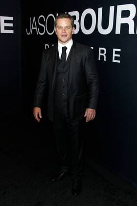 Cast member Matt Damon attends the premiere of the motion picture thriller Jason Bourne at Caesars Palace in Las Vegas, Nevada on July 18, 2016. Storyline: Jason Bourne, now remembering who he truly is, tries to uncover hidden truths about his past.  LAP2016071826 JAMESxATOA