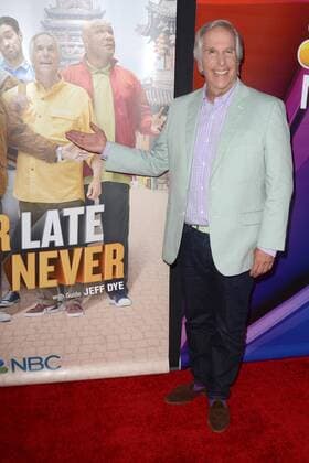 LOS ANGELES - JUL 18: Henry Winkler at the Better Late Than Never Premiere Press Screening at Universal Studios on July 18, 2016 in Universal City, CA  HPA