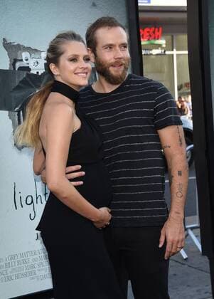 July 19, 2016 - Hollywood, California, U.S. - Teresa Palmer & Mark Webber arrives for the premiere of the film Lights Out at the Chinese theater. Hollywood U.S. - ZUMAo05_