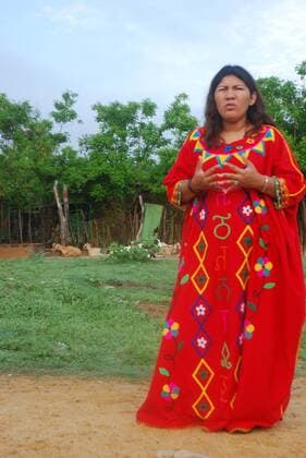 IMAGO Cultures of the world, Wayuu Volk in Kolumbien July 17, 2010 - (18 07 2010) Mujeres que fueron desplazadas despues de la masacre en Bahia Portete Guajira. NO USAR PARA DOMINGO A DOMINGO - ZUMAe56_