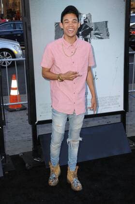 July 19, 2016 - Hollywood, CA, United States - 19 July 2016 - Hollywood, California. Roshon Fegan. The Los Angeles Premiere of Light s Out held at TCL Chinese Theatre. Photo Credit: AdMedia Hollywood United States - ZUMAa123