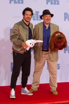 Fahri Yardim und Dietmar Baer - Deutschlandpremiere PETS im Cinestar im Sony Center in Berlin am 20.07.2016. Deutschlandpremiere PETS
