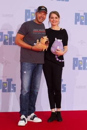Mario Barth und Martina Hill - Deutschlandpremiere PETS im Cinestar im Sony Center in Berlin am 20.07.2016. Deutschlandpremiere PETS