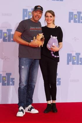 Mario Barth und Martina Hill - Deutschlandpremiere PETS im Cinestar im Sony Center in Berlin am 20.07.2016. Deutschlandpremiere PETS