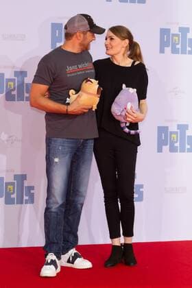 Mario Barth und Martina Hill - Deutschlandpremiere PETS im Cinestar im Sony Center in Berlin am 20.07.2016. Deutschlandpremiere PETS