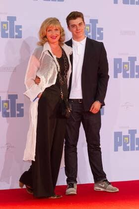 Nanna Kuckuck mit Sohn Mel - Deutschlandpremiere PETS im Cinestar im Sony Center in Berlin am 20.07.2016. Deutschlandpremiere PETS