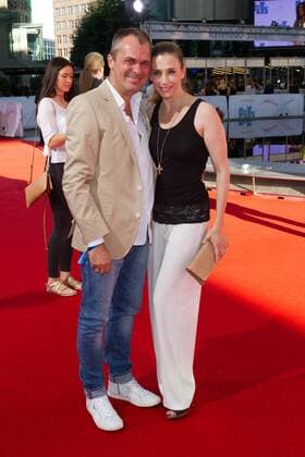 Patrick Winczewski und Kristin Meyer - Deutschlandpremiere PETS im Cinestar im Sony Center in Berlin am 20.07.2016. Deutschlandpremiere PETS