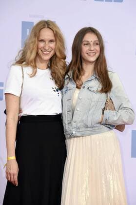 Chiara Schoras mit Tochter Anais bei der Premiere des Kinofilms Pets The Secret Life of Pets im CineStar im Sony Center. Berlin, 20.07.2016 Foto:xFredericx xFuturexImage