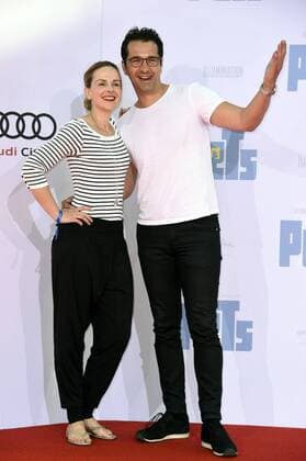 Denise Zich mit Ehemann Andreas Elsholz bei der Premiere des Kinofilms Pets im CineStar im Sony Center. Berlin, 20.07.2016 Foto:xFredericx xFuturexImage