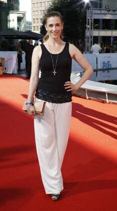 Kristin Meyer bei der Premiere PETS im Cinestar im Sony Center Berlin