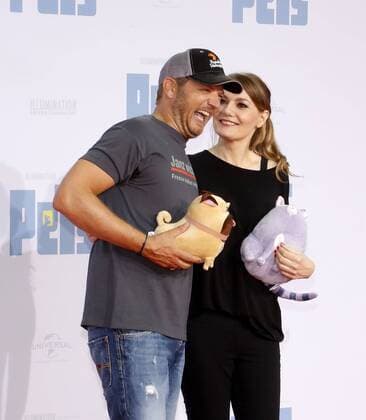 Mario Barth; Martina Hill bei der Premiere PETS im Cinestar im Sony Center Berlin