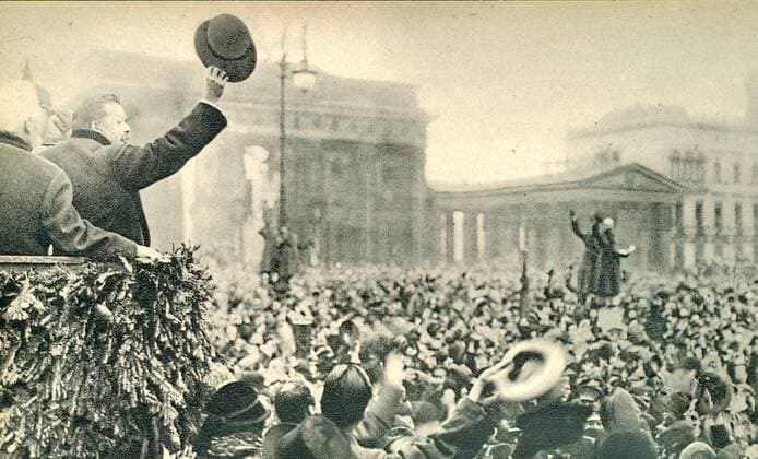 Friedrich Ebert (1871–1925) was a German politician (SPD), who served as Chancellor of Germany and its first president during the Weimar period. WHA  !ACHTUNG AUFNAHMEDATUM GESCHÄTZT! Copyright: WHA UnitedArchives011953A