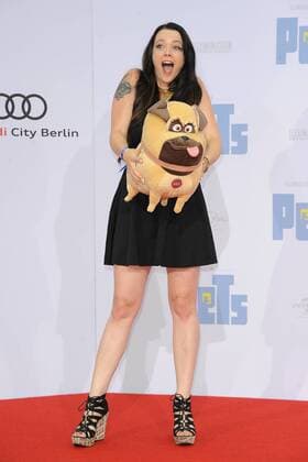 Deutschlandpremiere PETS Bianca žBibiœ Heinicke Ankunft Deutschlandpremiere des Aimationsfilmes PETS im Cinestar Sony Center in Berlin am 20.07.2016