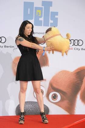 Deutschlandpremiere PETS Bianca žBibiœ Heinicke Ankunft Deutschlandpremiere des Aimationsfilmes PETS im Cinestar Sony Center in Berlin am 20.07.2016
