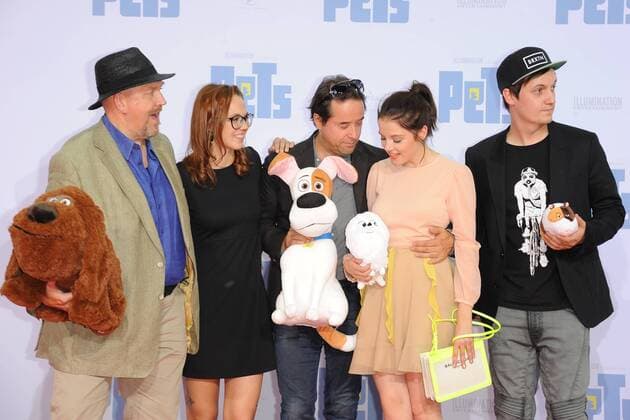 Deutschlandpremiere PETS Dietmar Baer, Stefanie Heinzmann, Jan Josef Liefers, Jella Haase, LeFloid, buergerlich Florian Mundt Ankunft Deutschlandpremiere des Aimationsfilmes PETS im Cinestar Sony Center in Berlin am 20.07.2016