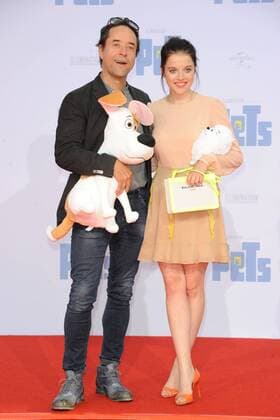 Deutschlandpremiere PETS Jan Josef Liefers, Jella Haase Ankunft Deutschlandpremiere des Aimationsfilmes PETS im Cinestar Sony Center in Berlin am 20.07.2016