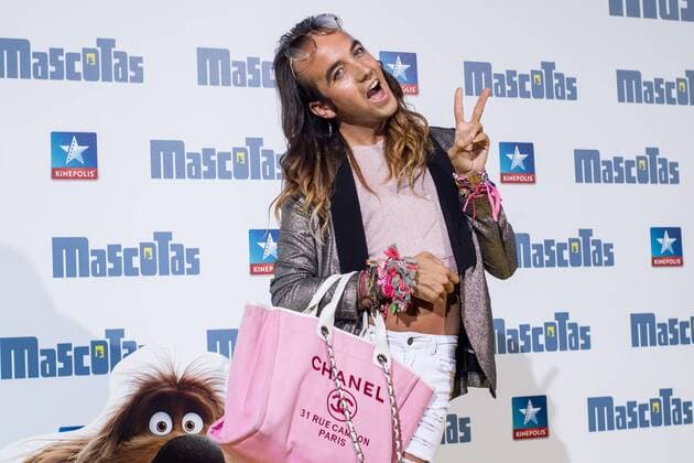 Spanish influencer Aless Gibaja during the premiere of Mascotas at Kinepolis cinema in Madrid. July 21, 2016.  (20160721057)