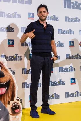 Spanish humorist David Guapo during the premiere of Mascotas at Kinepolis cinema in Madrid. July 21, 2016.  (20160721035)