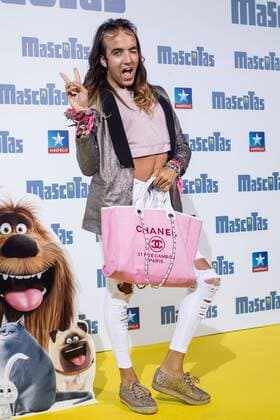 Spanish influencer Aless Gibaja during the premiere of Mascotas at Kinepolis cinema in Madrid. July 21, 2016.  (20160721055)
