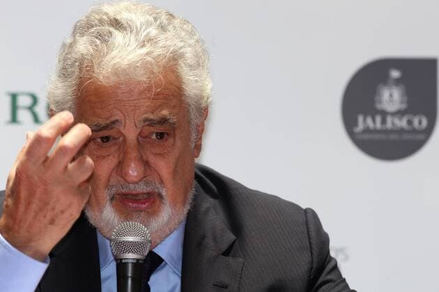 Spanish tenor Placido Domingo delivers a presser on the occasion of the 24th Edition of Operalia, in Guadalajara, Jalisco, Mexico, 21 July 2016. SPANISH TENOR PLACIDO DOMINGO VISITS HEADQUARTERS OF PERALIA IN GUADALAJARA !ACHTUNG: NUR REDAKTIONELLE NUTZUNG!  MEX017 20160721-636047423900240918
