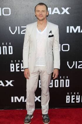 LOS ANGELES - JUL 20: Simon Pegg at the Star Trek Beyond World Premiere at the Embarcadero Marina on July 20, 2016 in San Diego, CA  HPA