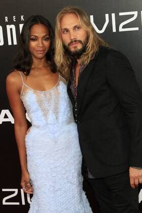 LOS ANGELES - JUL 20: Zoe Saldana, Marco Perego at the Star Trek Beyond World Premiere at the Embarcadero Marina on July 20, 2016 in San Diego, CA  HPA