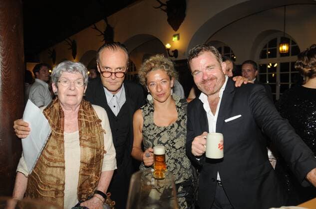 23.7.2016, Elisabeht Orth, Sven Eric Bechtolf, Caroline Pienkos, Cornelius Obonya, Jedermann, Premierenfeier, Stieglkeller, Salzburg,