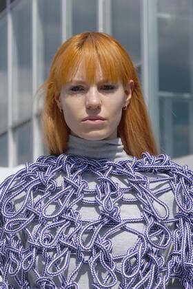 Models wears pieces from Hackney-based charity Fashion Awareness Direct (FAD), with designers Hana Minowa and David Bennie, at the Fashion Undressed Catwalk Show with MasterCard during the Fashion Undressed Bites technology event at the Southbank Centre in London. JULY 23rd 2016  SLIx162421