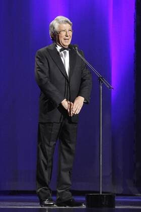 President of the Entidad de Gestion de Derechos de Productores Audiovisuales (Egeda) Spanish Enrique Cerezo delivers a speech during the 3rd Platino Ibero-American Film Awards in Punta del Este, Uruguay, 24 July 2016. ni PREMIOS PLATINO !ACHTUNG: NUR REDAKTIONELLE NUTZUNG!  PLA043 20160725-636050194851624639