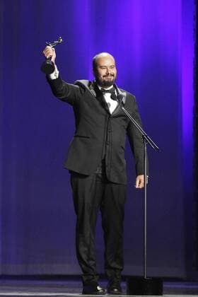 Colonbian director Ciro Guerra receives the Best Director Award for El Abrazo de la Serpiente during the 3rd Platino Ibero-American Film Awards in Punta del Este, Uruguay, 24 July 2016. ni PREMIOS PLATINO !ACHTUNG: NUR REDAKTIONELLE NUTZUNG!  PLA052 20160725-636050225799032525