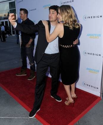 July 25, 2016 - Hollywood, CA, United States - 25 July 2016 - Hollywood, California. Jason Biggs, Jenny Mollen. The Los Angeles premiere of Amateur Night held at the ArcLight Hollywood. Photo Credit: AdMedia Hollywood United States - ZUMAa123