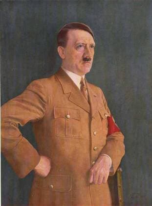 IMAGO History, Zweiter Weltkrieg: 1939 - 1945 Adolf Hitler (1889–1945) Austrian-born German politician who led the National Socialist German Workers Party (Nationalsozialistische Deutsche Arbeiterpartei, NSDAP), more commonly known as the Nazi Party. Chancellor of Germany (1933–1945) and Führer und Reichskanzler of Germany (1934–1945). Portrait by Heinrich Knirr (1862-1944), 1935. WHA  !ACHTUNG AUFNAHMEDATUM GESCHÄTZT! Copyright: WHA UnitedArchives012146