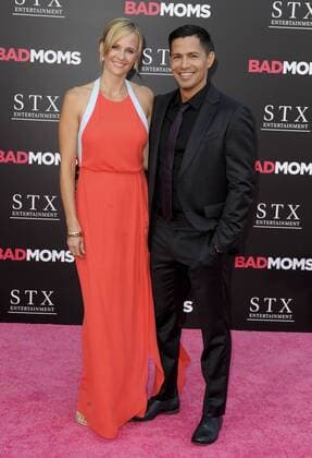 Jay Hernandez & wife Daniella Deutscher BAD MOMS FILM PREMIERE Los Angeles Patrick Rideaux PicturePerfect
