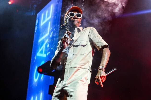 July 26, 2016 - Raleigh, North Carolina, U.S - Music artist WIZ KHALIFA, whose real name is Cameron Jibril Thomaz, brings his 2016 Summer Tour to the Coastal Credit Union Music Park at Walnut Creek in Raleigh, NC. Raleigh U.S. - ZUMAm114