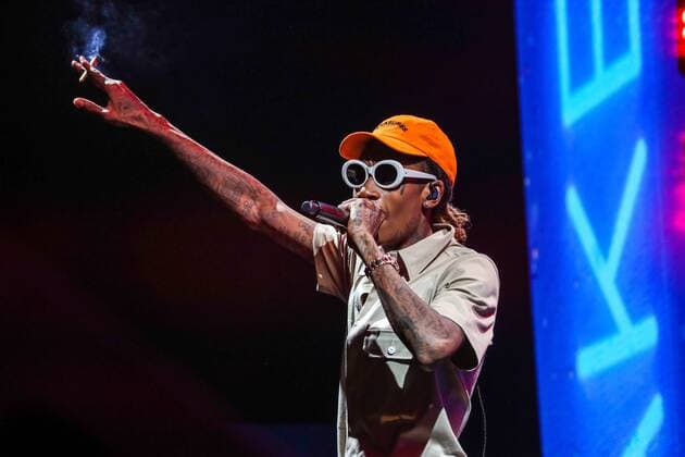 July 26, 2016 - Raleigh, North Carolina, U.S - Music artist WIZ KHALIFA, whose real name is Cameron Jibril Thomaz, brings his 2016 Summer Tour to the Coastal Credit Union Music Park at Walnut Creek in Raleigh, NC. Raleigh U.S. - ZUMAm114