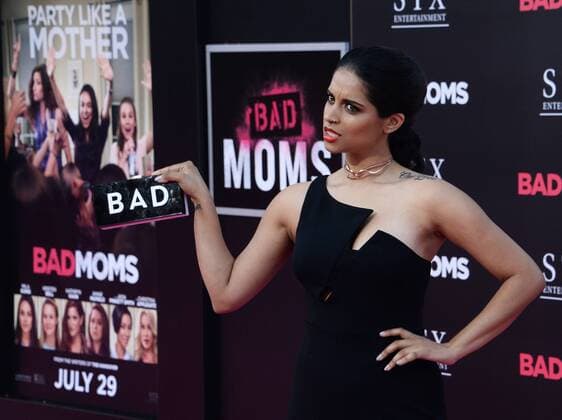 Cast member Lilly Singh attends the premiere of the motion picture comedy Bad Moms at Mann Village Theater in the Westwood section of Los Angeles on July 26, 2016. Storyline: When three overworked and under-appreciated moms are pushed beyond their limits, they ditch their conventional responsibilities for a jolt of long overdue freedom, fun, and comedic self-indulgence.  LAP2016072629 JIMxRUYMEN