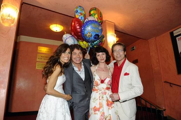 Pascal Breuer mit Lorendana La Rocca und Jacques Breuer mit Ehefrau Viola Wedekind Premiere Der Vorname Theater Komoedie Komoedie im Bayerischen Hof Muenchen 26. Juli 2016