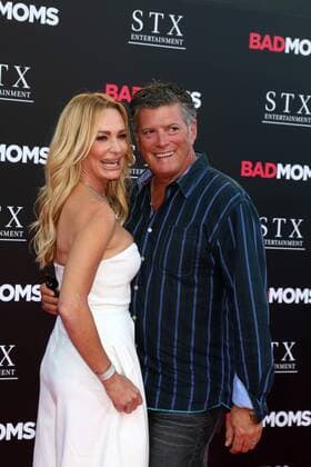LOS ANGELES - JUL 26: Taylor Armstrong, John H Bluher at the Bad Moms Los Angeles Premiere at the Village Theater on July 26, 2016 in Westwood, CA  KathyxHutchins